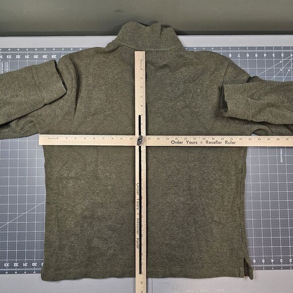 Polo Ralph Lauren Sweater Large Estate Rib 1/4 Zip Preppy Academia Golf - Picture 7 of 9